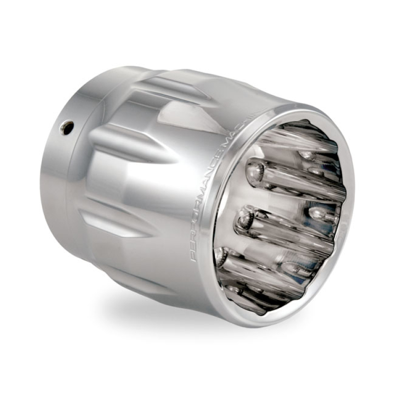 PERFORMANCE MACHINE, TECH 10 EXHAUST TIP. CHROME 953585