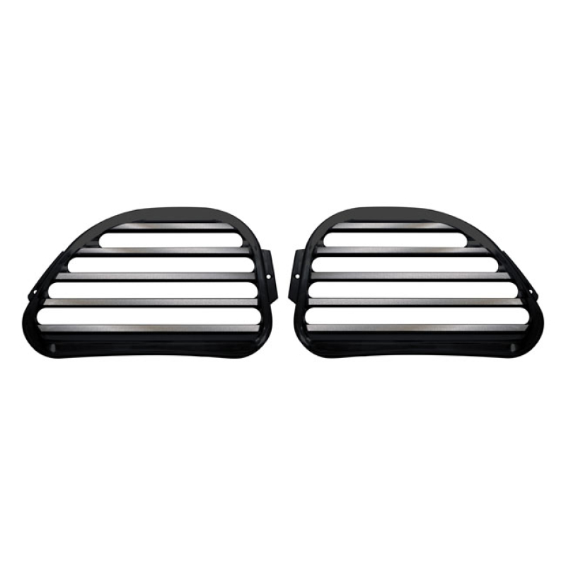 COVINGTONS, FINNED SPEAKER COVERS. BLACK BLACK ANODIZED ALUMINUM. SPEA 953718