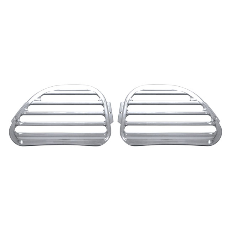 COVINGTONS, FINNED SPEAKER COVERS. CHROME CHROME PLATED ALUMINUM. SPEA 953719