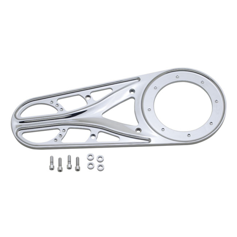 COVINGTONS, COVERS FOR BDL BELT DRIVES. TOXIC, CHROME CNC MACHINED BIL 953735