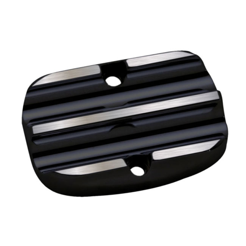 COVINGTONS, MASTER CYLINDER TOP COVER. REAR. BLACK FINNED. BLACK ANODI 953767