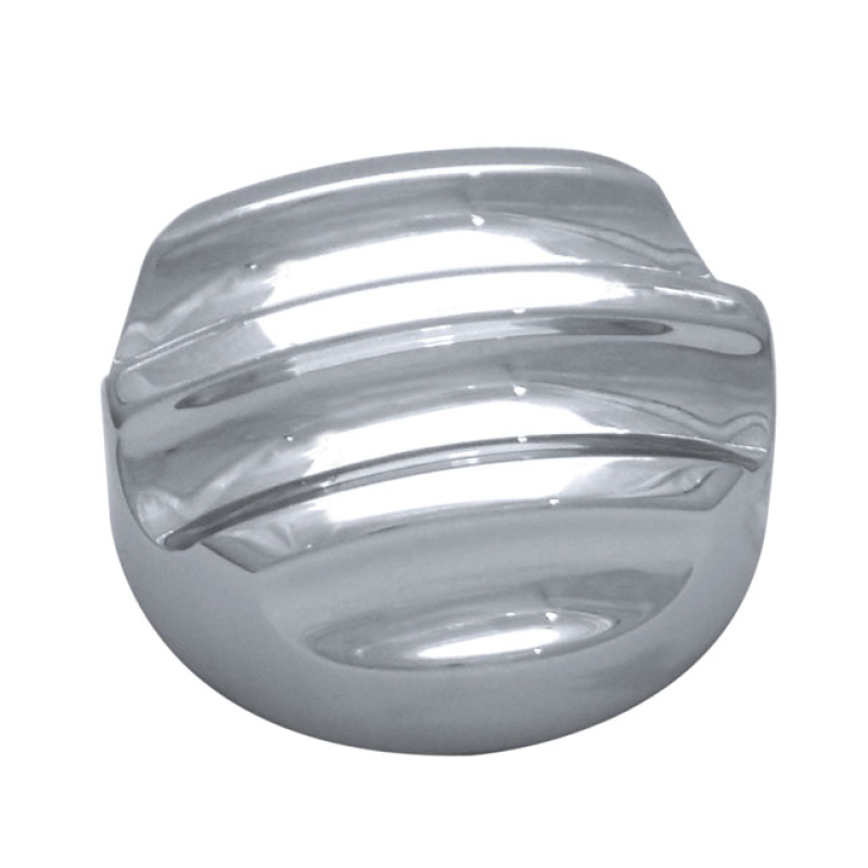 COVINGTONS, ALUMINUM DIPSTICK COVER. FINNED. CHROME REPLACES STOCK COV 953777