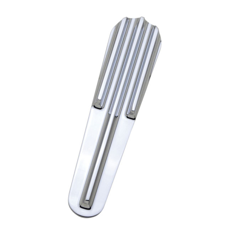 COVINGTONS, DASH PANEL INSERT. FINNED CHROME CNC MACHINED BILLET ALUMI 953813