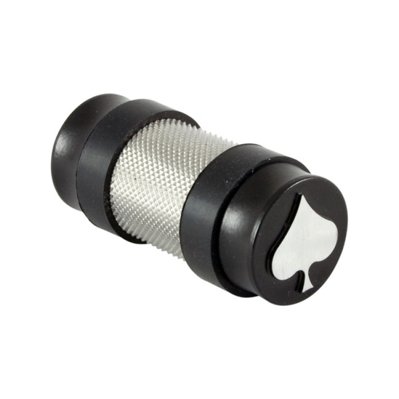 HELLS KITCHEN CHOPPERS, YOUNG GUN SHIFTER PEG. SPADE BLACK POWDER COAT 954210