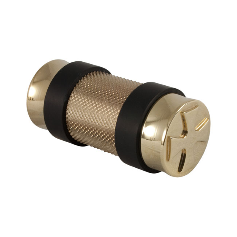 HELLS KITCHEN CHOPPERS, BRASS SHIFTER PEG. MALTESE CROSS POLISHED BRAS 954216