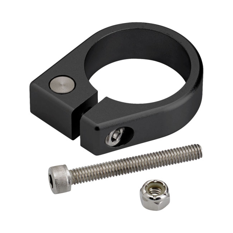 BILTWELL, 1-7/8" DUO MUFFLER CLAMP. BLACK ALUMINUM 956452