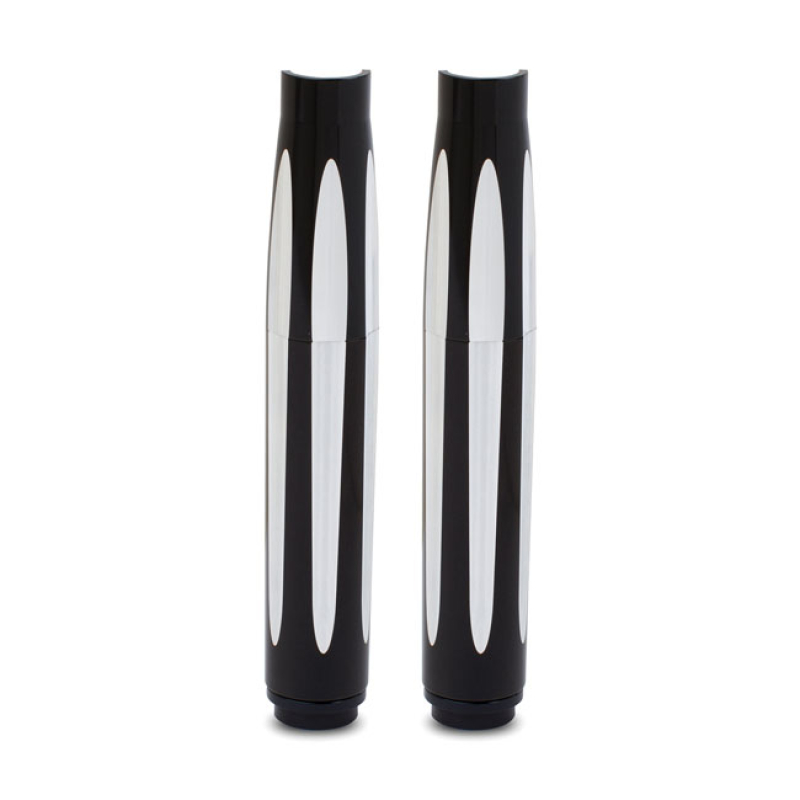 ARLEN NESS, TC DEEP CUT PUSHROD COVER SET. BLACK 958884