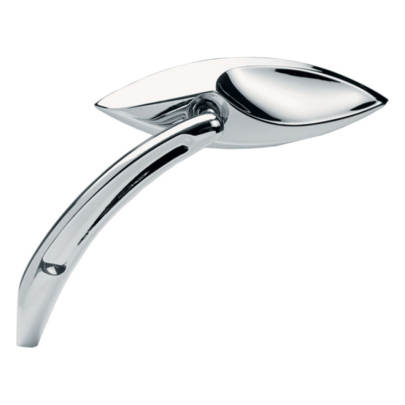 NESS DIE-CAST CHROME 3D CATEYE MIRROR, LEFT 959545