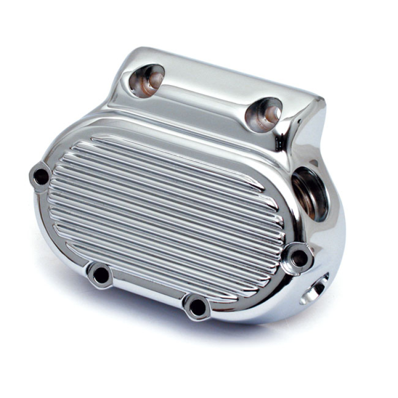 RIBBED TRANS. END COVER, CHROME 960151