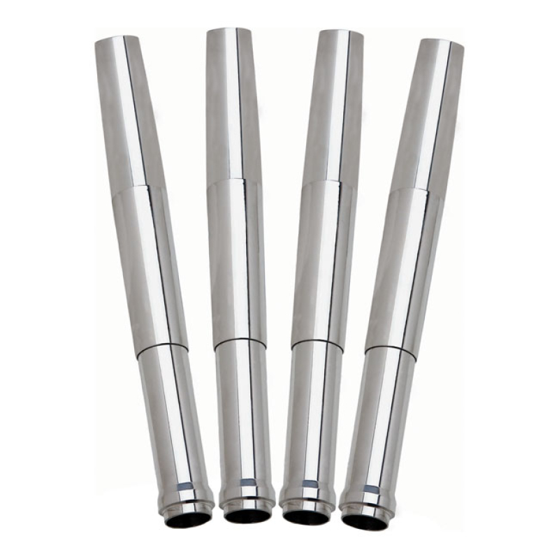 JIMS, BILLET 'A CUT ABOVE' ALUMINUM PUSHROD COVER KIT. ANO. 962009