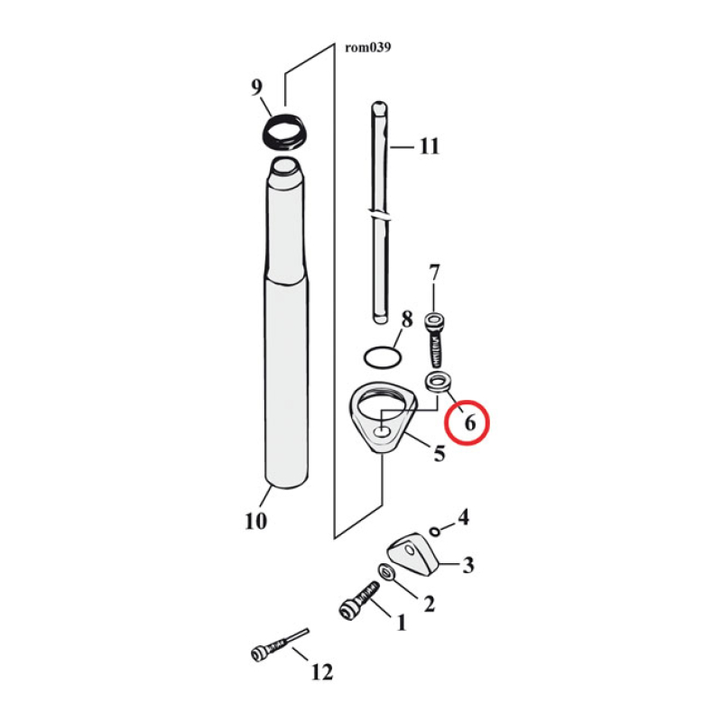 WASHER, BOLT TAPPET GUIDE 966771