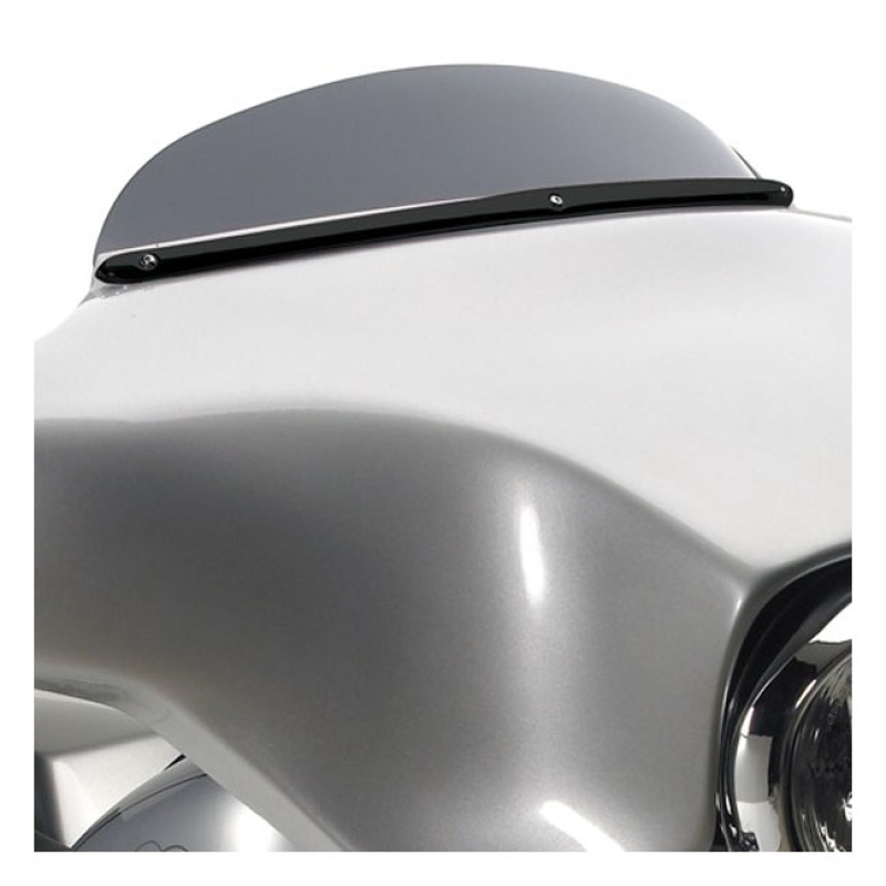 CYCLE VISIONS, TECH WINDSHIELD TRIM. BLACK SOLID WINDSHIELD TRIM IN BL 968175