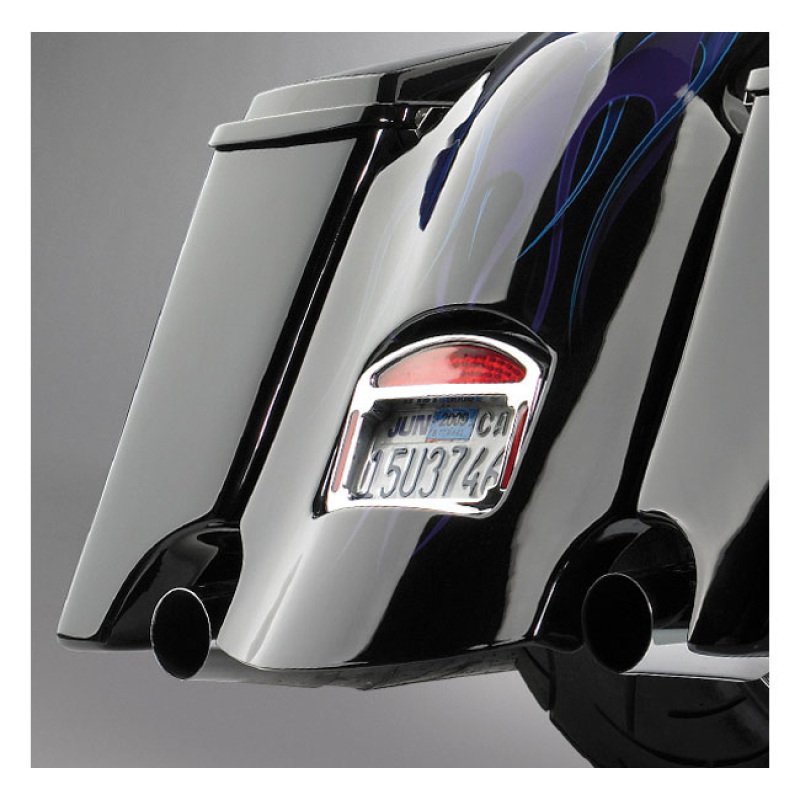 CYCLE VISIONS, REAR FENDER COVER. WITH CUT-OUTS WITH MUFFLER CUT-OUTS. 968315