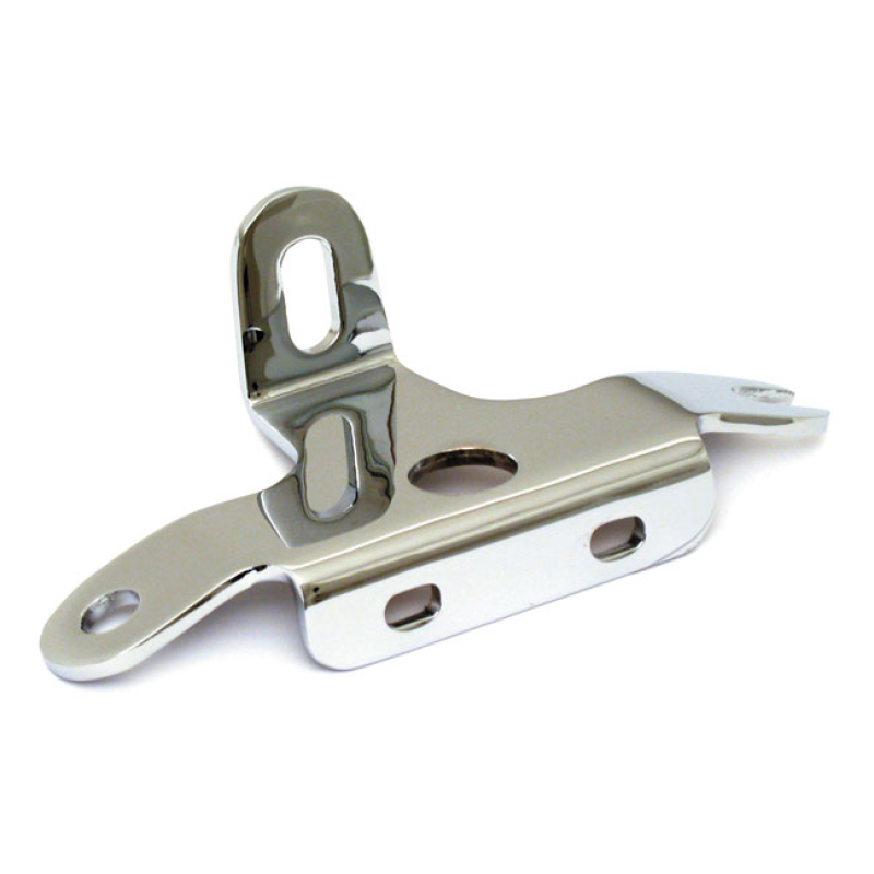 MOTOR MOUNT W/COIL MOUNT & IGNITION SWITCH HOLE. CHROME WITH IGNITION 970413