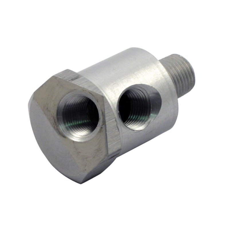 OIL PRESSURE GAUGE ADAPTER, CLEAR 970529