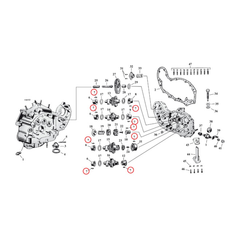 ROLL PIN, CAM BUSHINGS 1/8" X 1/4" LONG 971244