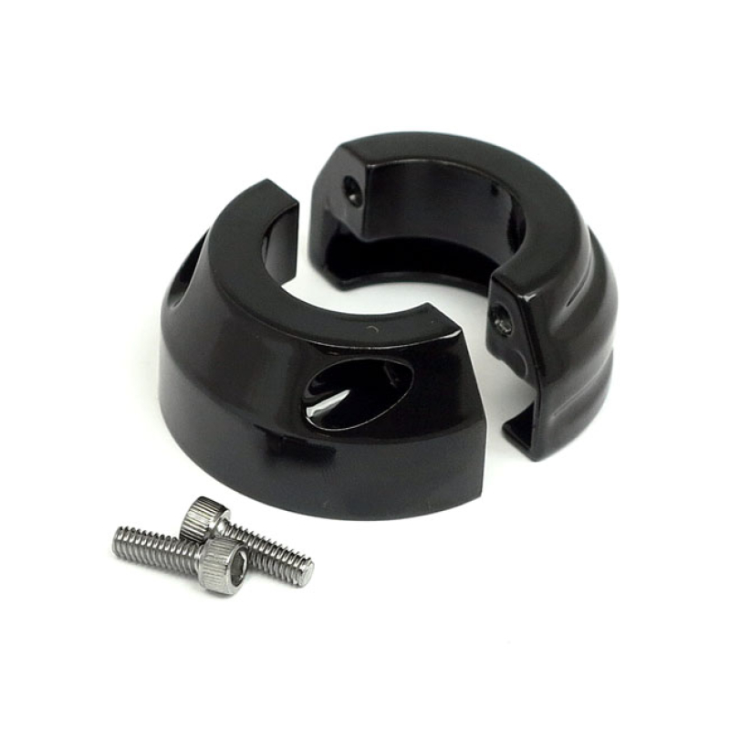 CUSTOM THROTTLE CLAMP. E-THROTTLE. BLACK GLOSS BLACK. WILL NOT TAKE A 971657