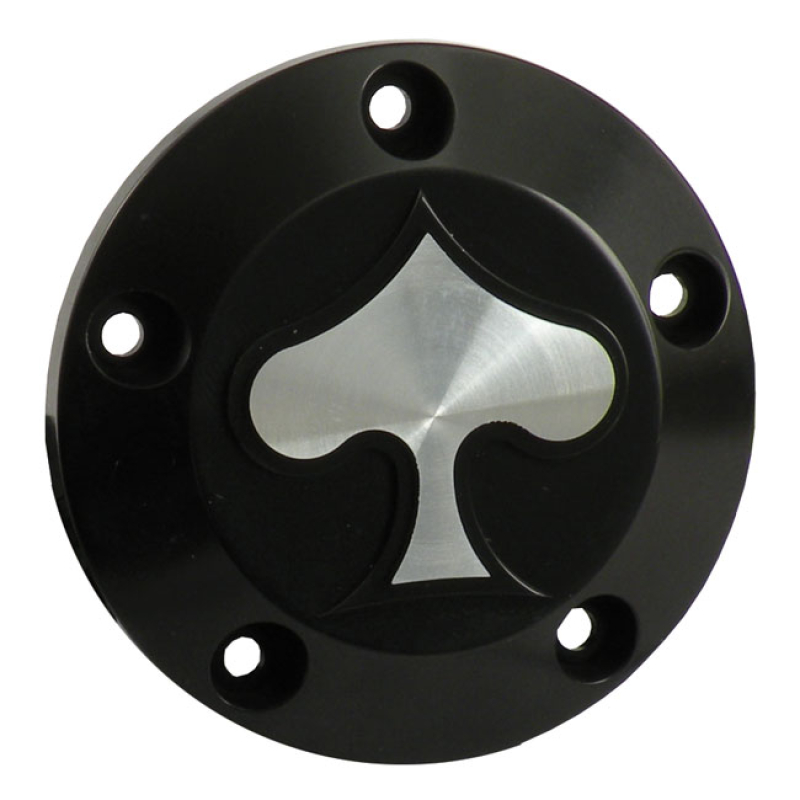 CPV, POINT COVER 'SPADE'. BLACK CC BLACK POWDER COATED CNC MACHINED AL 973020