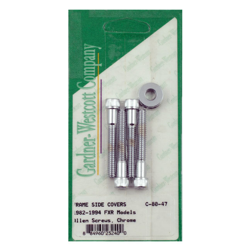 GARDNER-WESTCOTT, SIDE COVER MOUNT KIT FXR. CHROME USED TO INSTALL THE 975974