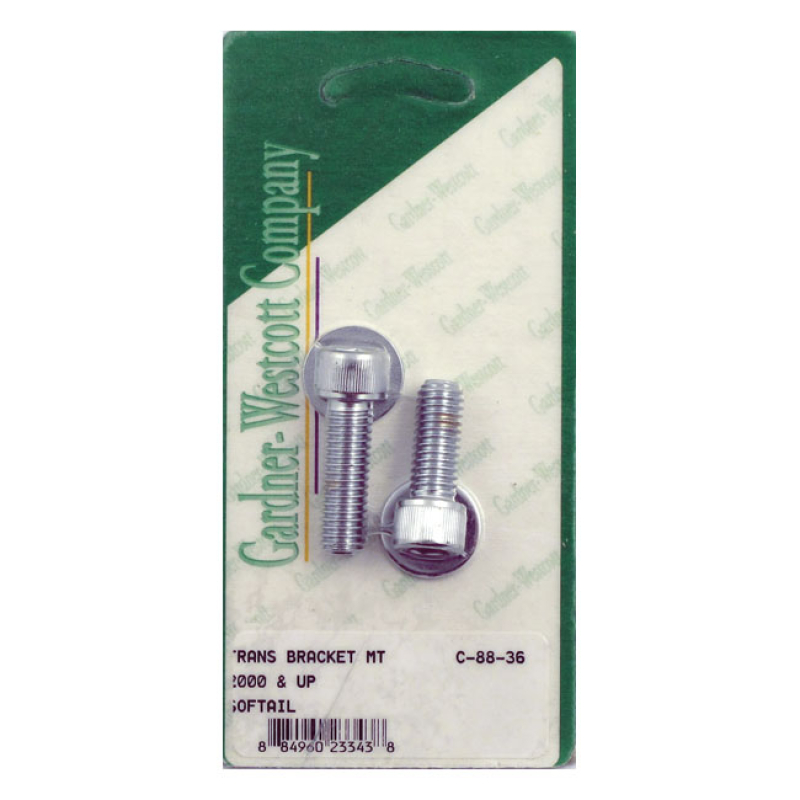 GW, BRACKET TO TRANSMISSION HOUSING BOLT KIT. CHROME CHROME PLATED ALL 977182