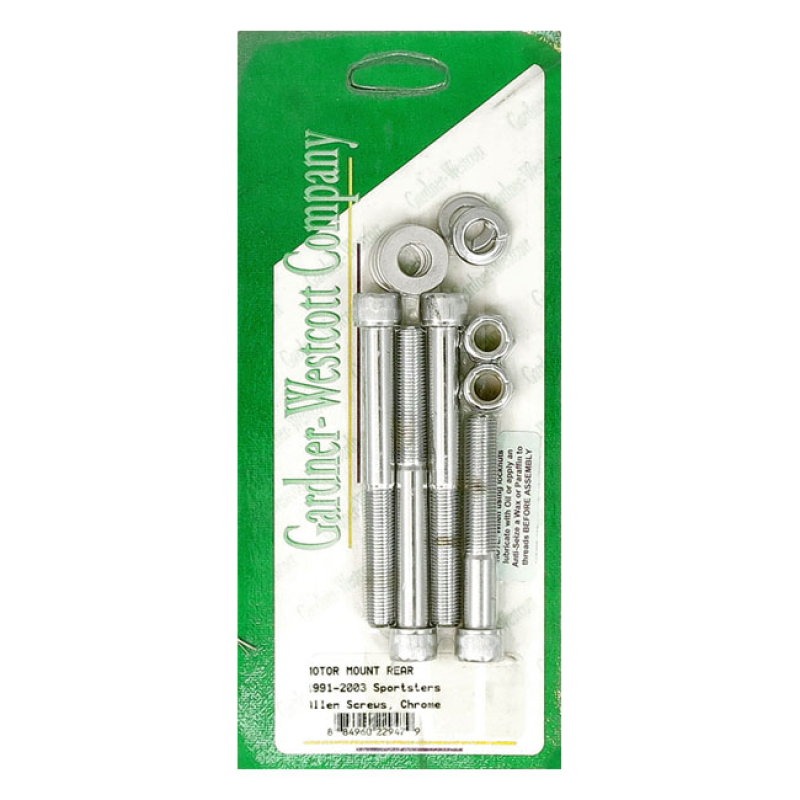 MOTOR MOUNT KIT CHROME; REAR MOTOR MOUNT ALLEN HEAD KIT 977401