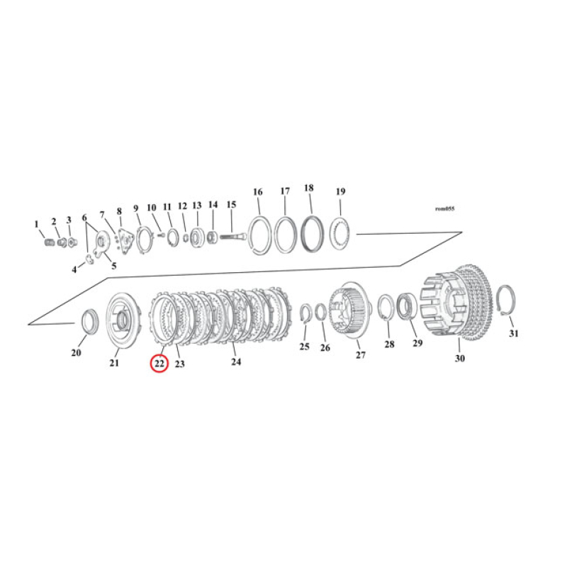 CLUTCH PLATE KIT, ALTO KEVLAR 978951