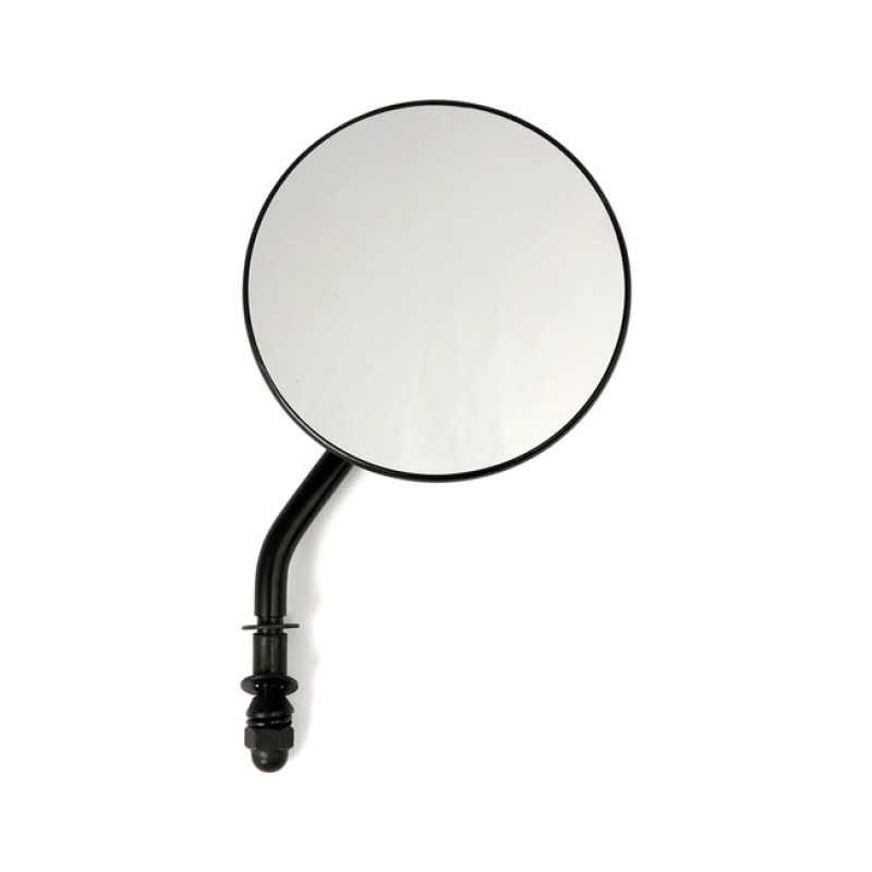 4" ROUND CUSTOM MIRROR, RIGHT. BLACK 980486
