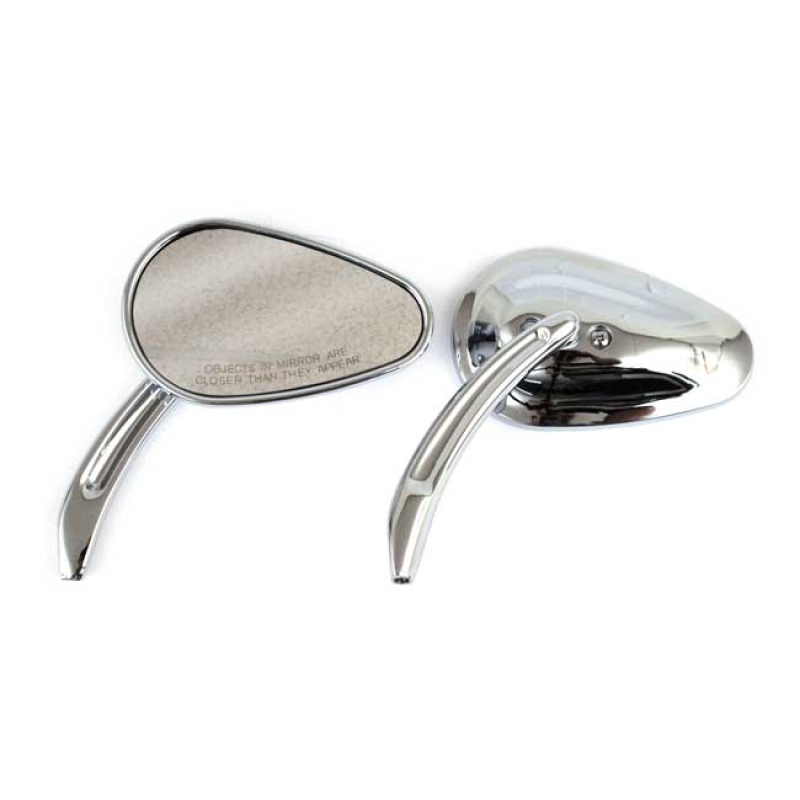 BULLET MIRROR SET, WITH SCULPTED STEM 980637