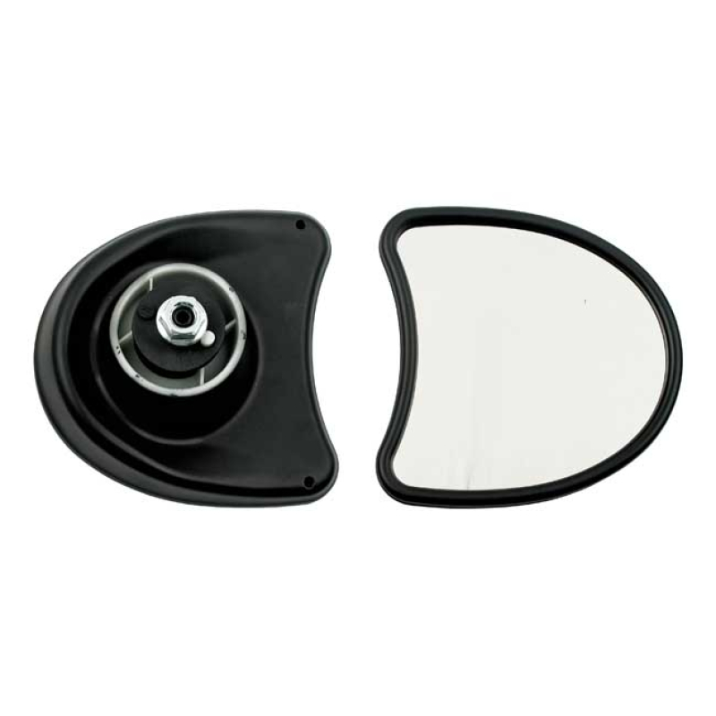 TOURING FAIRING MOUNT MIRROR KIT. SINGLE VISION, BLACK 980781