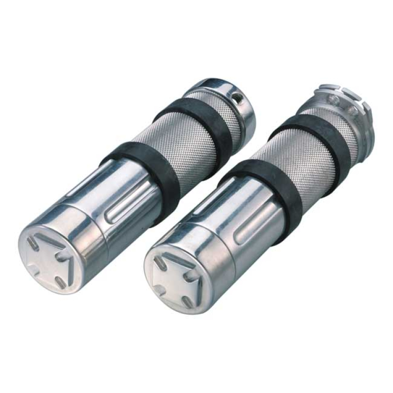 HKC H/B GRIPS YOUNG GUN MALTESE CROSS POLISHED ALUMINUM. BADASS HANDLE 982088