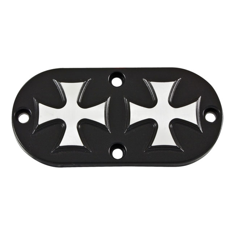 HKC, INSPECTION COVER MALTESE CROSS BLACK 982260