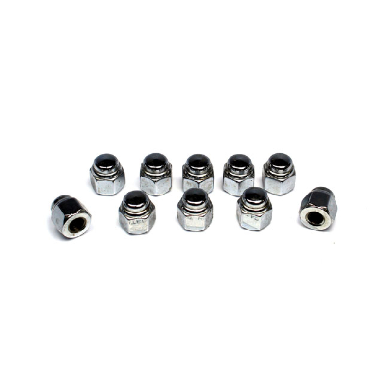 COLONY, CAP NUTS 1/4-24 CHROME PLATED SPECIAL H-D THREAD 989004