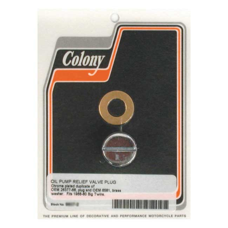 ÖLJYPUMPUN PLUG ICOLONY BT-68-80 989074