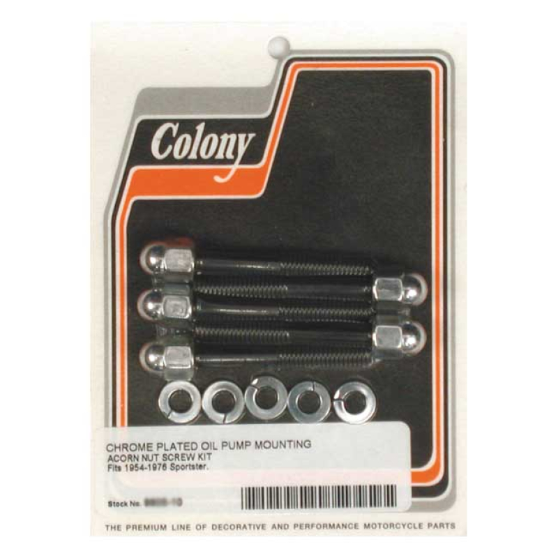COLONY OIL PUMP MOUNT KIT ACORN CHROME 989081