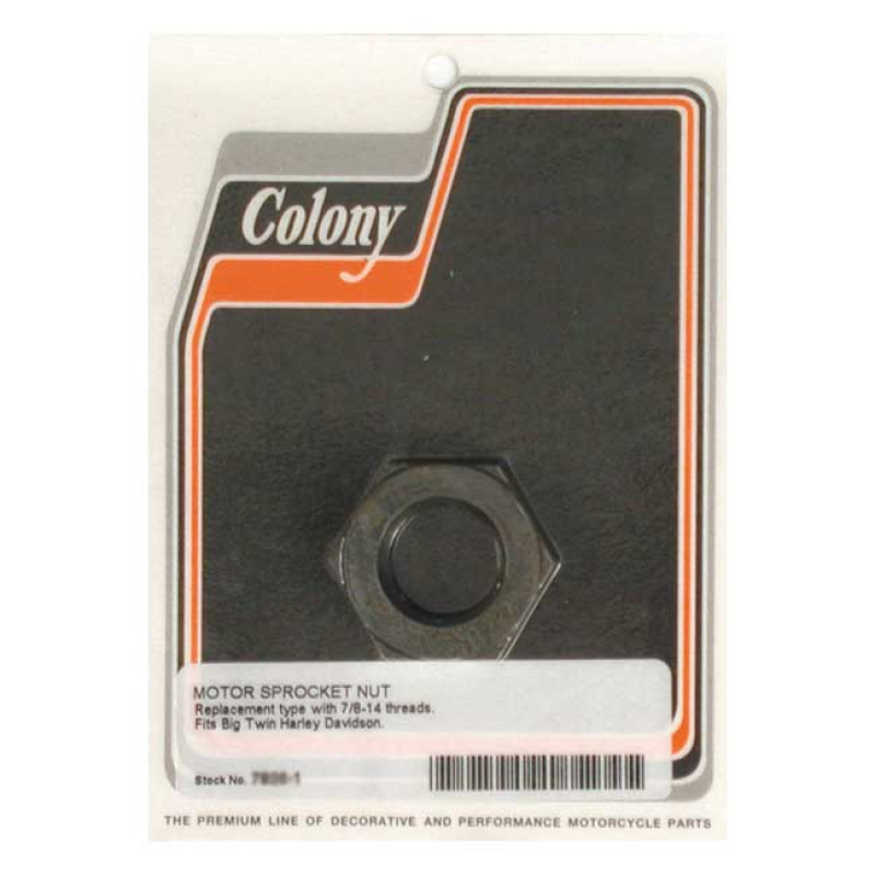 COLONY MOTOR SPROCKET NUT 989234