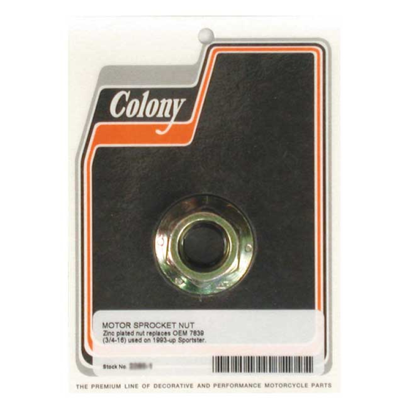 COLONY MOTOR SPROCKET NUT 989237