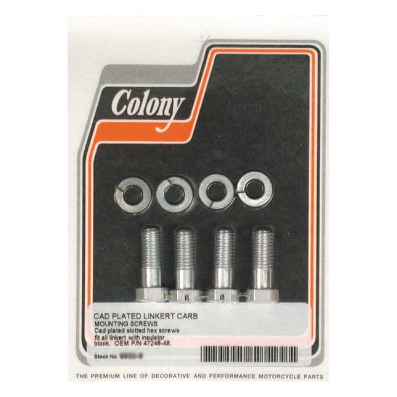 COLONY LINKERT CARB MOUNT SCREWS 989491