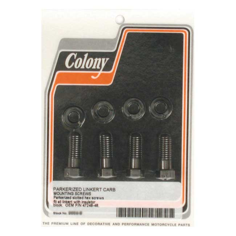 SAMWEL, MOUNT BOLT LINKERT CARBURETOR. EXTENDED LENGTH BLACK PARKERIZE 989492