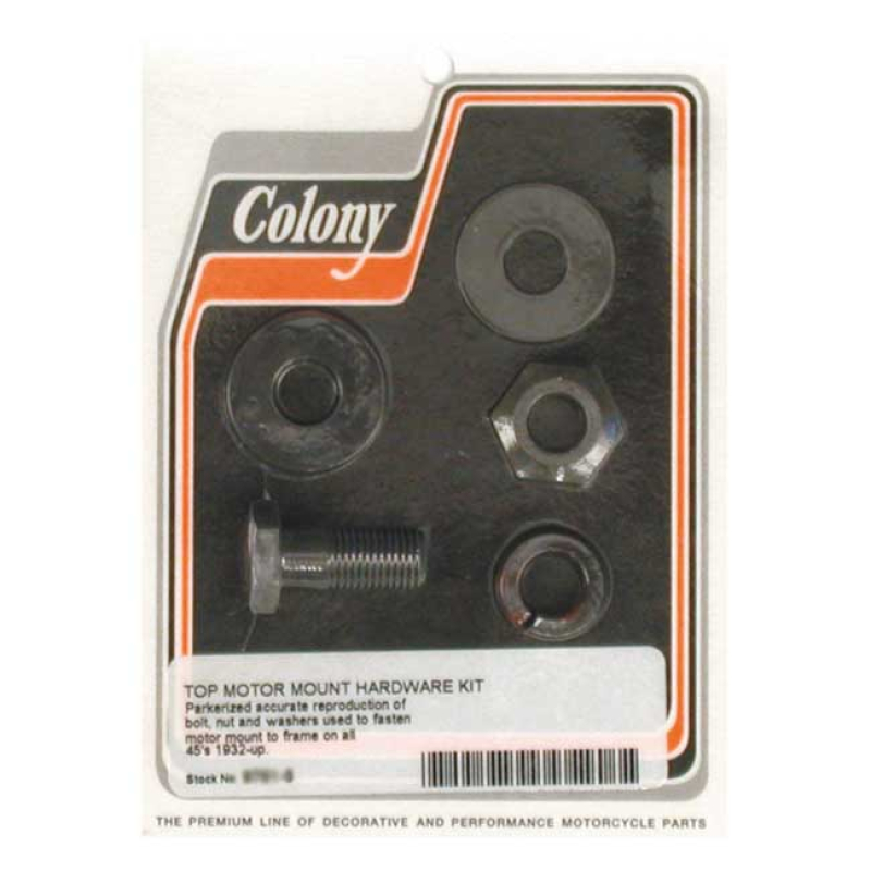 COLONY UPPER MOTOR MOUNT KIT BLACK PARKERIZED 989677