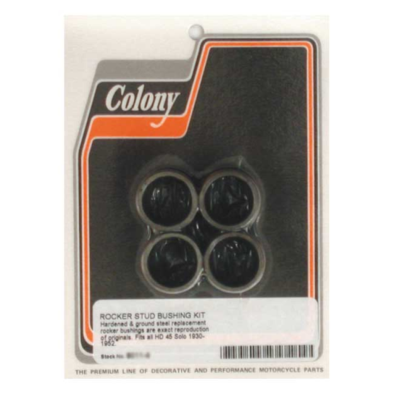 COLONY, ROCKER STUD BUSHING KIT 45" SPRINGER FORKS INCLUDES FOUR HARDE 989748