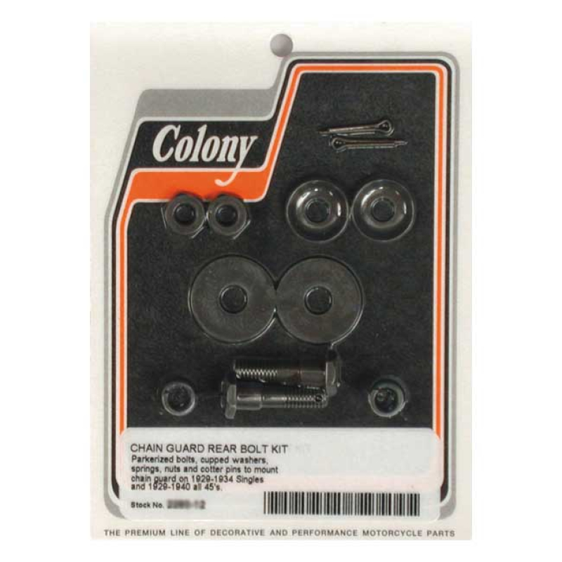 COLONY CHAINGUARD MOUNTING KIT PARKERIZED, COMPLETE MOUNT KIT 990138