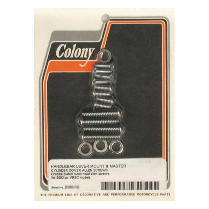 COLONY HB LEVER & MAST. CYL MOUNT KIT CHROME BUTTONHEAD 990265