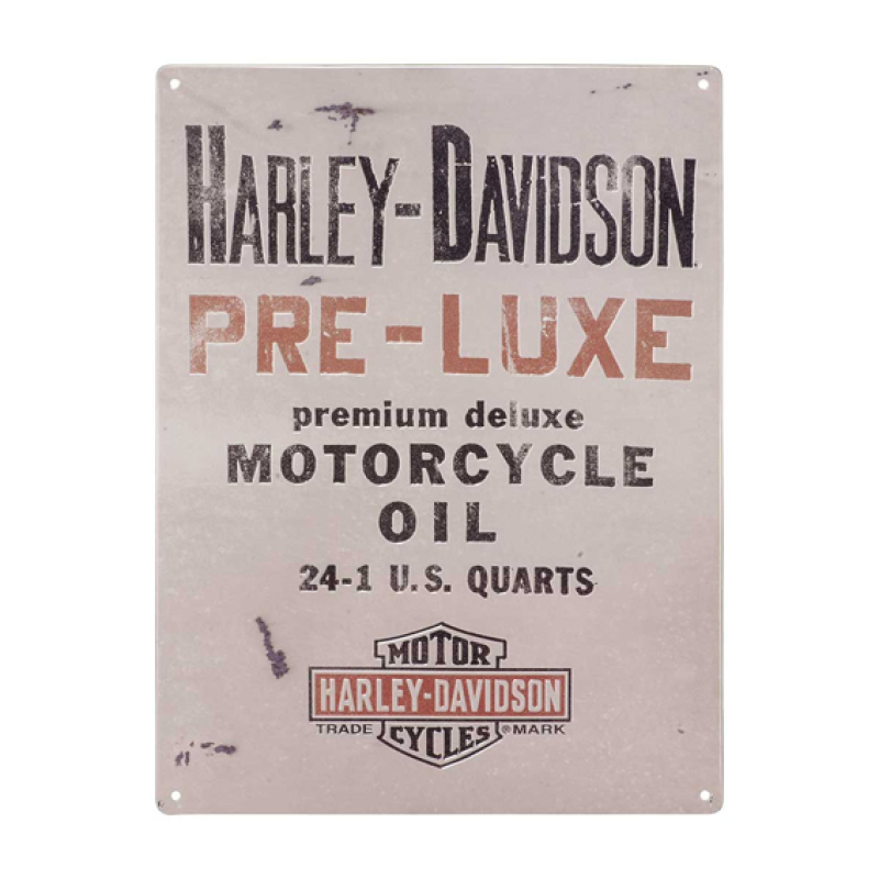 H-D PRE-LUXE TIN SIGN HDL-15537