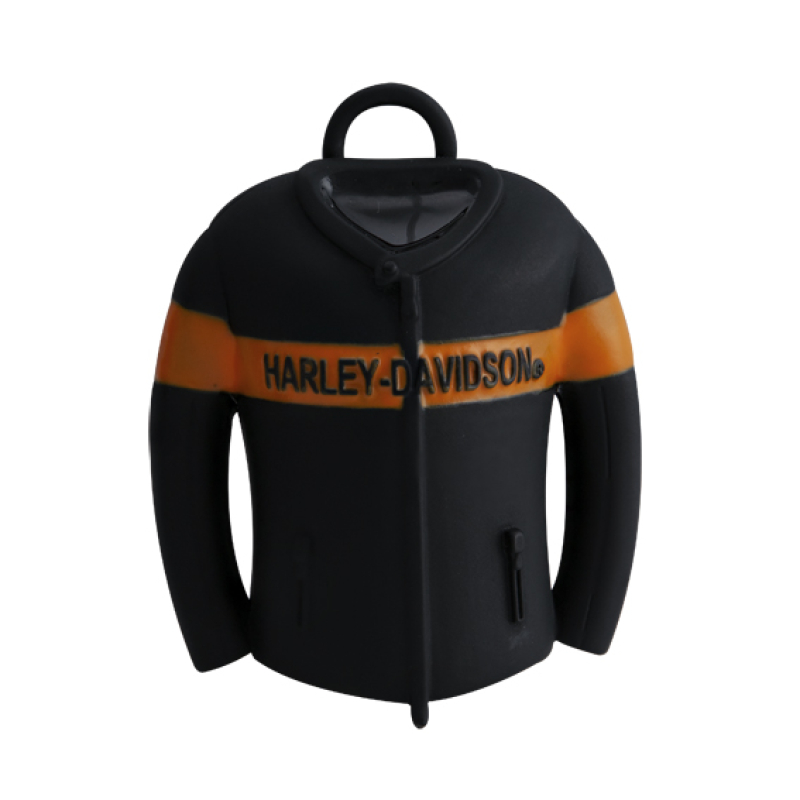 RIDE BELL BLACK AND ORANGE LEATHER JACKET HRB114