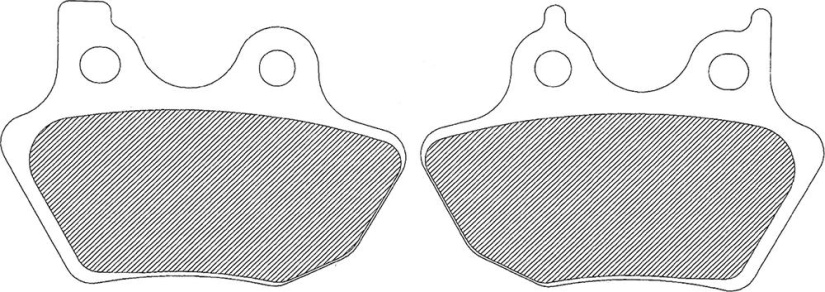 BRAKE PAD-DRAG SINTERD BRAKE PAD SINTERED 17211365