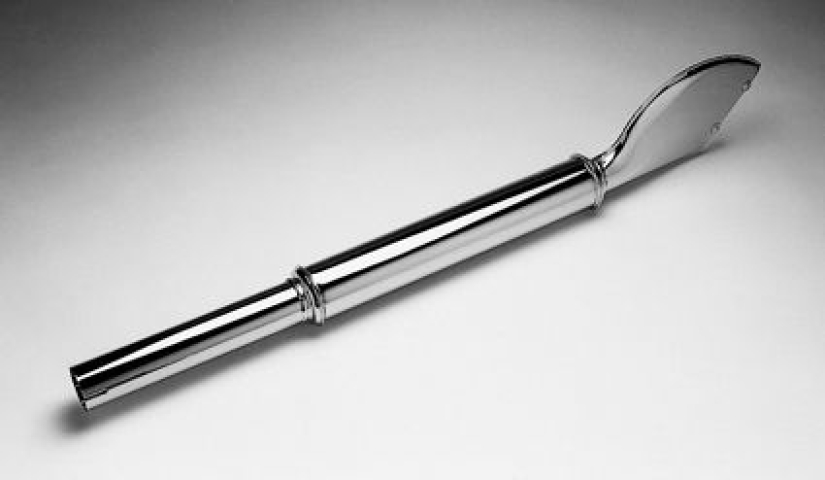 MUFFLER ONLY-FLAT BACK-CHROME 11419