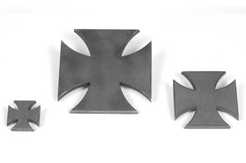 STEEL IRON CROSS 2X2 632691
