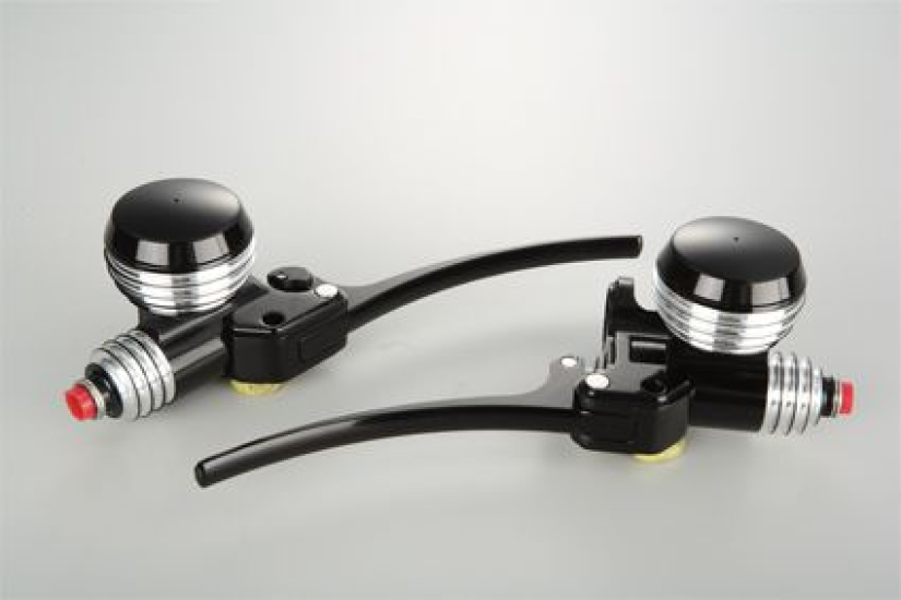 RETRO 9/16" BRAKE M/CYL, BLACK 631114