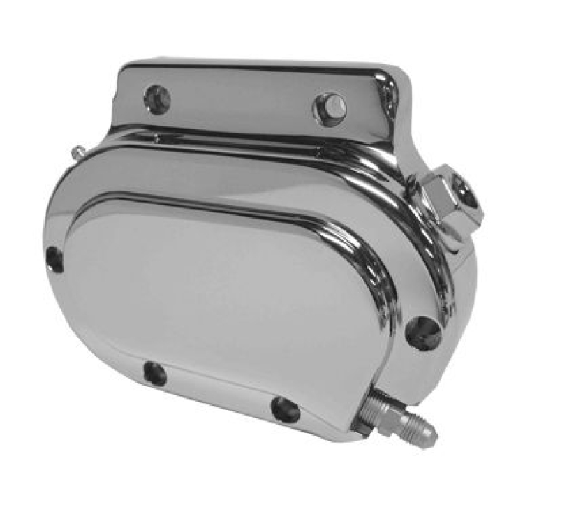 6-SPEED HYDRAULIC CLUTCH ACTUATOR COVER, CHROME SMOOTH 682337