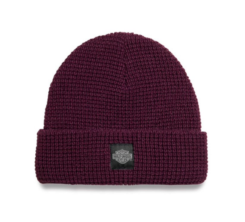 HAT-KNIT,BURGUNDY RED 97685-23VM